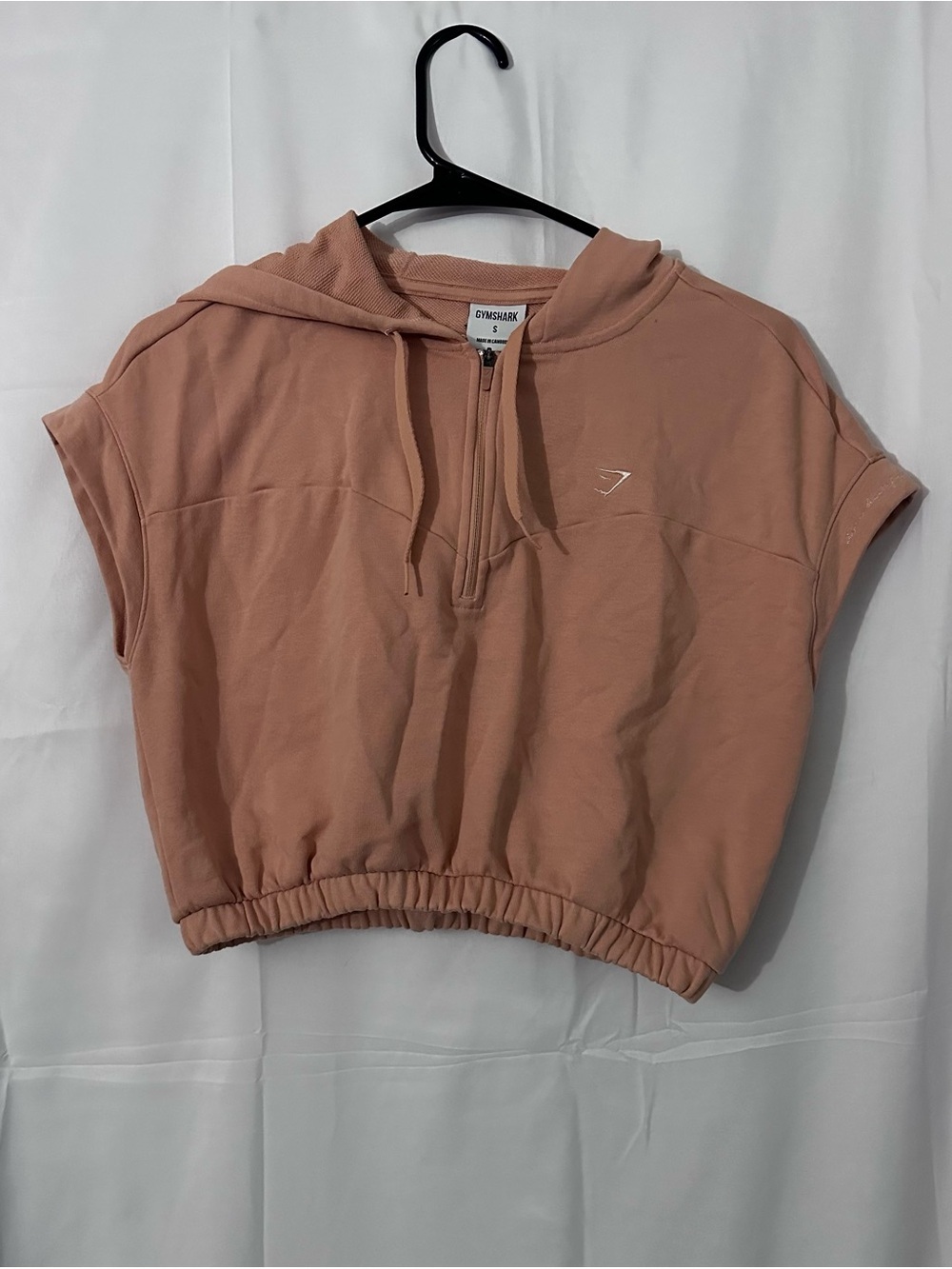Gymshark Whitney Cropped Sleeveless Hoodie